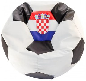 EF1062 Ecopuf Sedací vak ECOPUF - Football L EURO 2024 Chorvátsko
