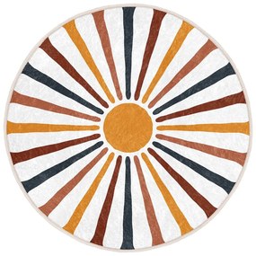 Prateľný okrúhly koberec vhodný pre robotické vysávače ø 100 cm Comfort – Mila Home