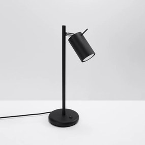 Čierna kovová stolová lampa (výška 43 cm) Etna – Sollux