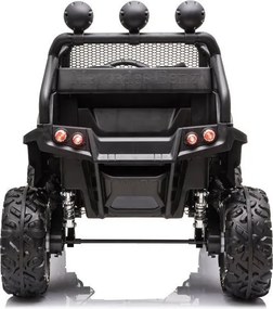 LEAN CARS Vozidlo na akumulátor Mercedes Unimog S, čierne