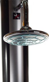 Solárna sprcha Hawaj Uno 38 l s dlhou hlavicou čierno-strieborná