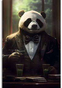 Obraz zvierací gangster panda Varianta: 40x60