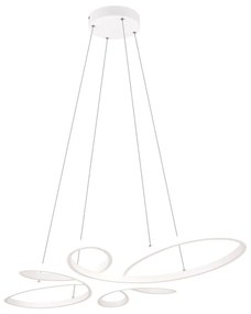 Biele LED závesné svietidlo Fly – Trio