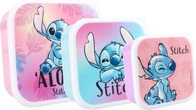 Desiatové boxy Lilo & Stitch - motív Aloha – sada 3 ks