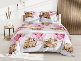 Francúzske obliečky z mikrovlákna ELMERCADO krémové Rozmer obliečky: 2 ks 80 x 80 cm | 200 x 220 cm