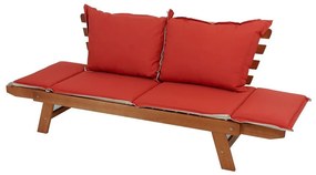 Záhradná lavica z eukalyptového dreva Garden Pleasure Fortuna