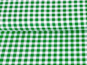 Biante Detské bavlnené posteľné obliečky do postieľky Sandra SA-058 Zeleno-biele kocky Do postieľky 90x140 a 50x70 cm