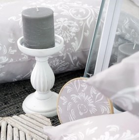 Obliečky bavlnené Atény sivé 140x200 + 70x90 EMI