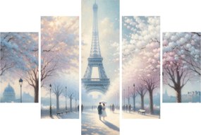 Obraz - Maľba z Paríža (150x105 cm)