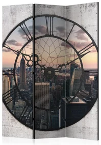 Artgeist Paraván - NYC Time Zone [Room Dividers]