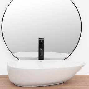 Rea Greta55, umývadlo na dosku 560x390x130 mm, biela lesklá, REA-U8536