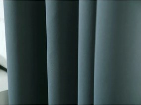 Modrozelený záves OXFORD 140x250 cm Zavesenie: Riasiaca páska