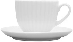 LUBIANA Daisy šálky na kávu White, 6 x 200 ml