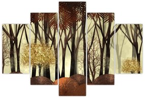 Obraz - Dekoratívne les (150x105 cm)