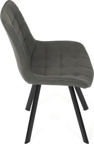 Jedálenská stolička sivá HC-V3066 GREY3