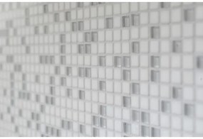 Sklenená mozaika CUBA 07W BIELA 30,5x30,5 cm