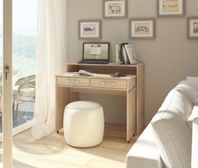 PC stolík Zoe (dub sonoma svetlý). Vlastná spoľahlivá doprava až k Vám domov. 780220