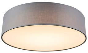 Stropné svietidlo sivé 40 cm vrátane LED - Drum LED