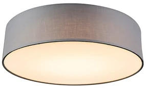 Stropné svietidlo sivé 40 cm vrátane LED - Drum LED