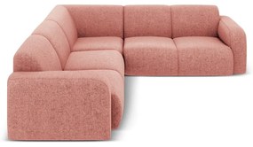 Ružová rohová pohovka (variabilná/do L) Molino – Micadoni Home