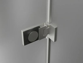 Mexen Lunar-F Duo, skladací sprchový kút 95 x 90 cm, 6mm číre sklo, oceľový profil, 836-095L-090P-97-00