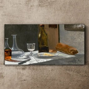 Obraz na plátne Zátišie s fľašou Monet
