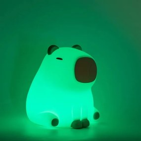 LED RGBW Stmievateľná detská lampa LED/1W/5V USB 1200 mAh kapybara