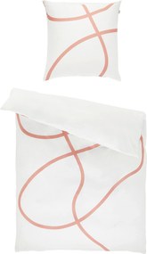XXXLutz OBOJSTRANNÁ POSTEĽNÁ BIELIZEŇ, satén, krémová, biela, terakotová, 135/200 cm Musterring - Online Only bytové doplnky - 003021012403