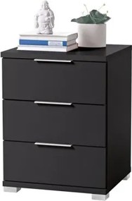 Vyšší nočný stolík Anton, čierný%