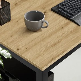 Jedálenský stôl TESSA dub artisan / čierne nohy