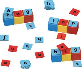 GEOMAG Magnetické kocky Magicube Word 79 kociek