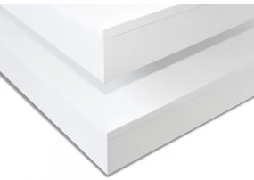 Konferenčný stolík NENANI 34x70 cm biela/dub wotan