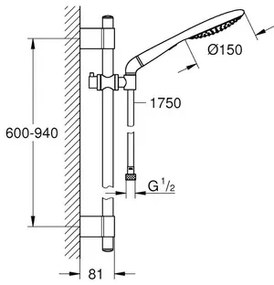 Sprchový set Grohe Rainshower Solo 27273001