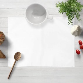 Biante Bavlnené saténové prestieranie na stôl ST-020 Biele 35x45 cm