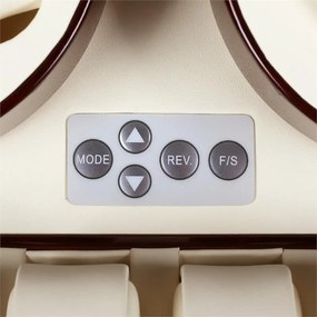 Klarstein Old Marshall, naťahovač na hodinky, pohyblivá vitrína, 10 hodiniek, hnedý