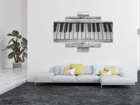 Obraz starého klavíra (150x105 cm)