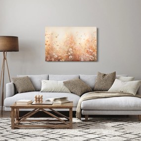 Obraz - Vzor divokých kvetov (90x60 cm)