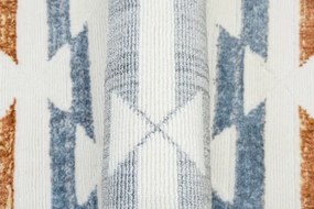 Koberec BROADWAY C0784 biely / žltý / krémový