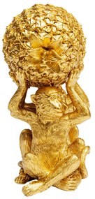Pineapple dekorácia zlatá 16 cm