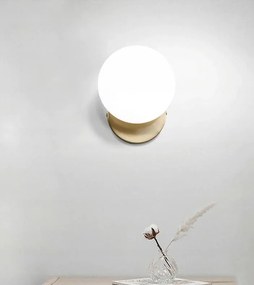 Toolight Toolight, sklenená nástenná lampa 1xE27 APP950-1W, zlatá, OSW-06684