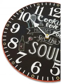 Hodiny drevené 30x30 DEB6288