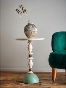 Okrúhly odkladací stolík z jedlového dreva ø 40 cm Mannelli – Bloomingville