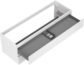 Mexen Orio, kúpeľňová skrinka pod umývadlo 140 cm, 2 zásuvky, biela matná, 91A10-14047-2-BFF01