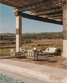 Svetlosivá záhradná pohovka Joncols - Kave Home