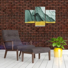 Obraz - Smaragdové hory N⁰2 (90x60 cm)