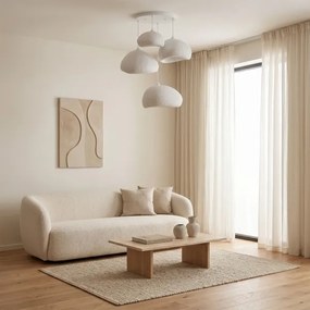 Brilagi - Závesné svietidlo WABI SABI na lanku 4xE27/40W/230V pr. 95 cm biela