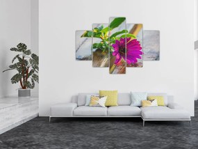 Obraz rezanej kvetiny (150x105 cm)