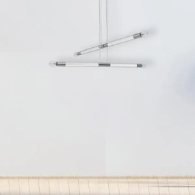 Luster na lanku BASTONE WHITE 4xE14/40W/230V