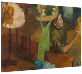 Obraz - Edgar Degas, The Millinery Shop, reprodukcia (70x50 cm)