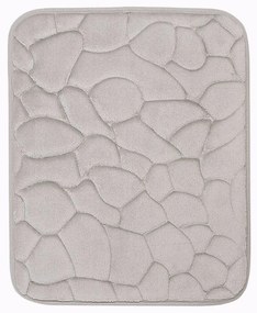 Protišmyková kúpeľňová predložka 3D 133 sand, 50x80, šedá, kúpeľňa, BO-MA